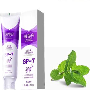 2 Pcs YAYASHI Sp-4 Toothpaste,YAYASHI SP-4 Probiotics Whitening Toothpaste,Fresh Breath, Stain Removing.(Red+Blue)
