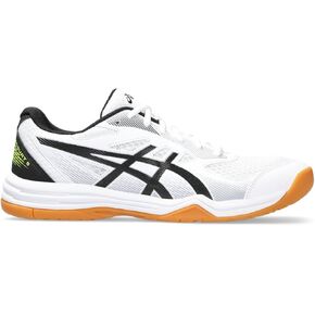 ASICS Men's Upcourt 5 Indoor Sport Shoe, 11, White/Denim Blue