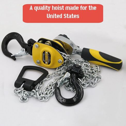 Manual Lever Hoist Come Along Puller Rachet Lever Hoist (0.25T-1.5M) Mini Chain Fall Small Hoist 550 lbs in Kuwait