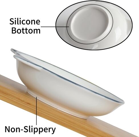 Cat Bowls for Indoor Cats, Elevated Cat Bowl with Metal Stand Raised Ceramic Cat Dish Whisker Friendly Pet Water or Food Feeding Cats, Kitten, Puppies and Small Dogs Dishwasher Safe, Cat Face in Kuwait