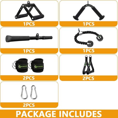 Cable Machine Attachment Set LAT Pulldown Attachments Weight Machine Accessories for Home Gym in Saudi Arabia