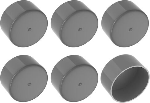 1.98 Inch Bearings Buddy Bras Grey Rubber Caps Trailer Wheel Hub Dust Covers Replacement Bearing Protector for Bearing Partner Bar for Trailer Boat Wheel, 6 PCS in Kuwait