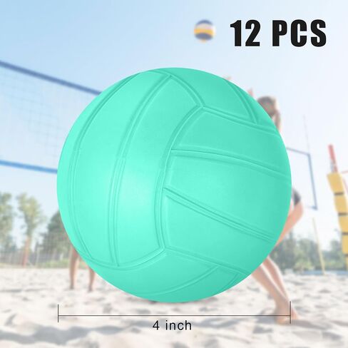4 Inch Mini Volleyball Balls Miniature Volleyballs Roundnet Game Replacement Balls for Girls Players Team Teen Pool Stadium in Saudi Arabia