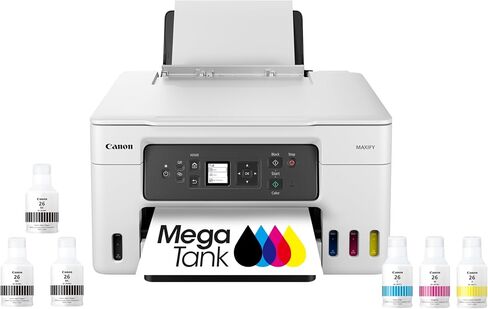 Canon PIXMA G6020 All-in-One Supertank Wireless (Megatank) Printer, Copier and Scan with Mobile Printing, Black, Works with Alexa in Kuwait