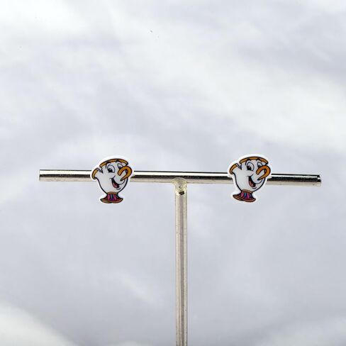 أقراط متدلية من فيلم بيوتي بيست مستوحاة من السيدة بوتس وتشيب، أقراط خيالية لها in Kuwait