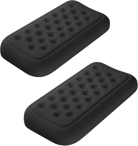 Faluber Ergonomic Memory Foam Wrist Rest for Keyboard and Mouse, Gentle Support for Palm, Wrist and Elbow Comfort, Universal Fit for PC Gaming and Office Work- Massage Holes Matrix Design in Saudi Arabia