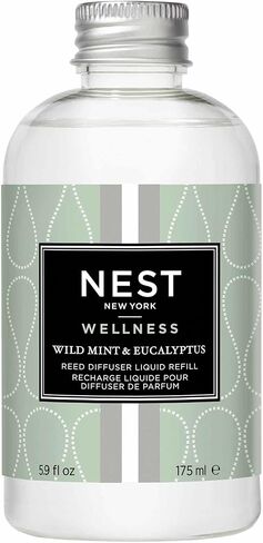 NEST Fragrances Himalayan Salt & Rosewater Reed Diffuser Liquid Refill, 5.90 Fl Oz (Pack of 1) in Saudi Arabia
