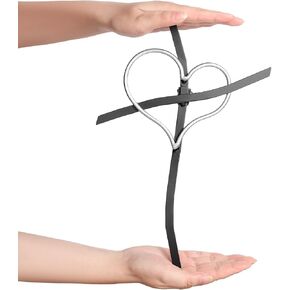 Imerance Wall Cross, Love Metal Silver 12 Inch cross, Living Room Bedroom, Wedding Cross Decoration