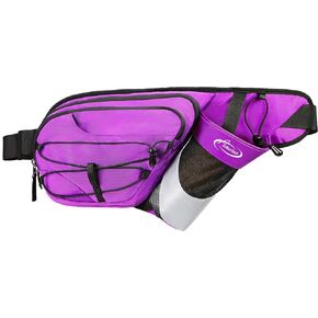 AiRunTech Fanny Pack with Water Bottle Holder Hiking Accessories for Women Men Water Resistant Large Running Bag Dog Walking Fit All Phones