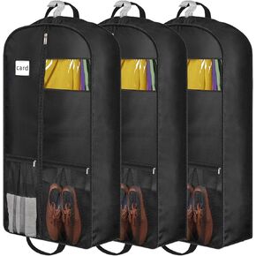 STEPONE Dress Bags for Gowns Long, 65" Dress Garment Bags for Hanging Clothes, Dress Bags for Closet Storage and Traveling, Foldable Dress Cover in Kuwait