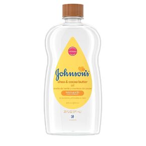 Johnson's Baby Oil Gel Enriched With Shea and Cocoa Butter, Great for Baby Massage, 6.5 fl. oz, Pack of 6 (Packaging May Vary)