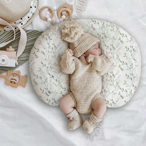Nursing Pillow Cover 2 Pack，Neutral Breastfeeding Pillow Cover Fits 22.5in*18in Nursing Pillow for Baby Boy Girl, Neutral Baby Nursing Pillow Cover（Boho Rainbow Style）… in Saudi Arabia