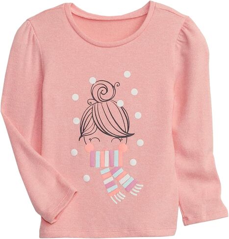 تي شيرت GAP Baby Girls Softspun Graphic تي شيرت - Penguin - 4T US in Kuwait