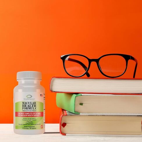 EyeScience Macular Health Beyond AREDS2 Formula, Advanced Ocular Vitamin - Containing Lutein, Zeaxanthin, Bilberry, and Vitamins C, D, E, and B6 (60 Day Supply) in Saudi Arabia