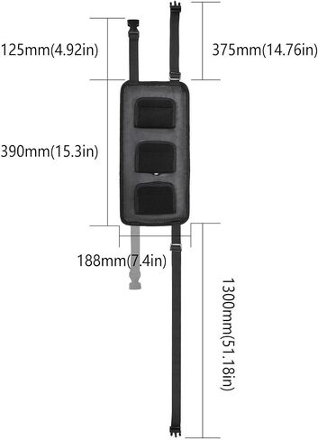 حامل صنارة الصيد، حامل عمود للمقاعد الخلفية للمركبة/السفن، السيارة، سيارات الدفع الرباعي، العربات، الشاحنات - حزام قابل للتعديل (2 حزام) in Saudi Arabia