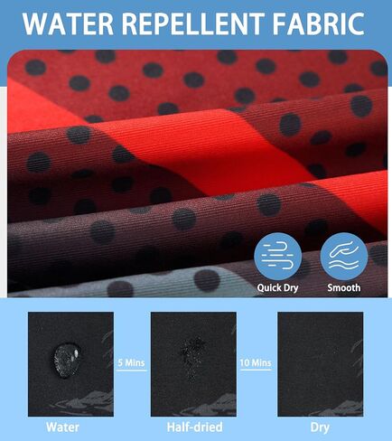 uideazone Mens Golf Shirt Dry Fit Athletic Polo Shirts Moisture Wicking Performance 3D Print Short Sleeve in Kuwait