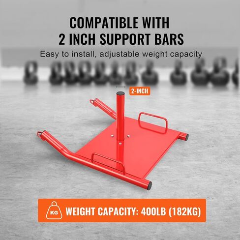 VEVOR Weight Training Pull Sled, Fitness Strength Speed Training Sled, Steel Power Sled Workout Equipment for Athletic Exercise and Speed Improvement in Saudi Arabia