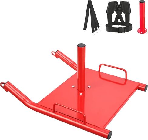VEVOR Weight Training Pull Sled, Fitness Strength Speed Training Sled, Steel Power Sled Workout Equipment for Athletic Exercise and Speed Improvement in Saudi Arabia