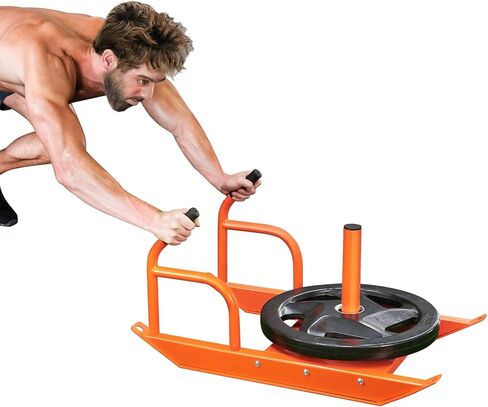 VEVOR Weight Training Pull Sled, Fitness Strength Speed Training Sled, Steel Power Sled Workout Equipment for Athletic Exercise and Speed Improvement in Saudi Arabia