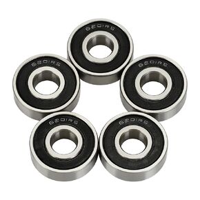 GREHUA Mini Bike Wheel Bearing Front and Rear for Coleman CT100U CC100X KT196 Motovox MBX10 MBX11 Baja Motorsports 97cc Doodle Bug Classic 80cc 105cc Realtree RT100 RT200 Go Kart Parts 6201RS