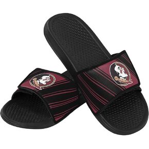 FOCO mens Ncaa College Team Logo Shower Sport Legacy Slide Flip Flop Sandals