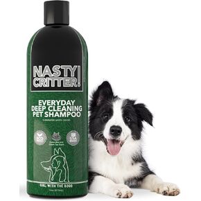 Nasty Critter! by Girl With The Dogs - Everyday Deep Cleaning Dog Shampoo 16 Oz, Made in USA 8 Wks+