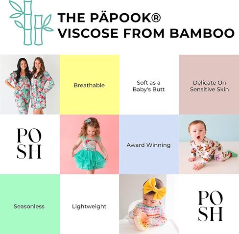 بيجامة أطفال رومبير من Posh Peanut - ملابس الفتيات حديثي الولادة - قطعة واحدة للأطفال من PJ - فسكوز ناعم من الخيزران (فراشة بألوان مائية بدون سحاب، 6-9 أشهر)... in Kuwait