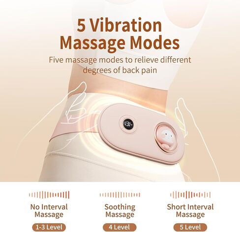 Swift Catch Weighted Heating Pad, Electric Massaging Heating Pads for Back Pain & Cramps Relief, Machine Washable Moist Heat Pad with Massage Vibrations, Heat Settings, Auto Shut Off, Gifts for Women in Kuwait