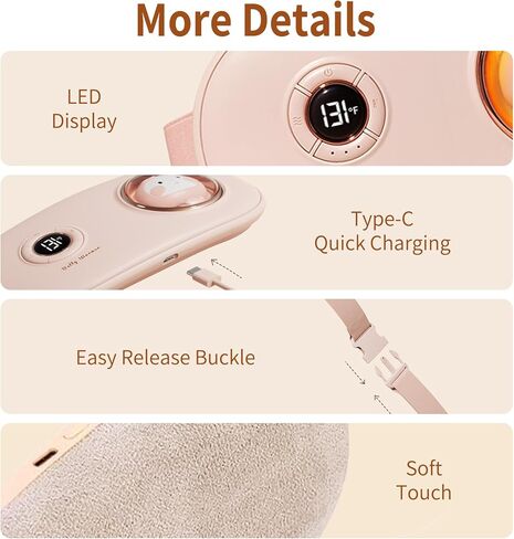 Swift Catch Weighted Heating Pad, Electric Massaging Heating Pads for Back Pain & Cramps Relief, Machine Washable Moist Heat Pad with Massage Vibrations, Heat Settings, Auto Shut Off, Gifts for Women in Kuwait