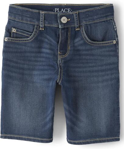 The Children's Place Boys' Denim Shorts, Distressed Maguire Wash, 5 in Saudi Arabia