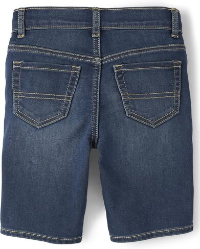 The Children's Place Boys' Denim Shorts, Distressed Maguire Wash, 5 in Saudi Arabia