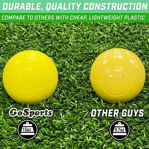GoSports 90 mm Bocce Ball Sets - Outdoor Lawn Game - Composite or Resin in Saudi Arabia