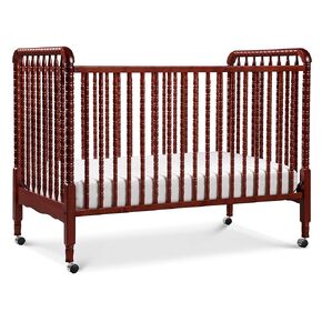 DaVinci Jenny Lind 3-in-1 Convertible Crib in Forest Green, Removeable Wheels, Greenguard Gold