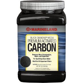 MarineLand Diamond Media Premium Activated Carbon, Blacks & Grays, 40-Ounce (PA0373)