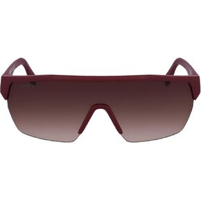 LACOSTE Men's L989S Rectangular Sunglasses, Matte Green, One Size