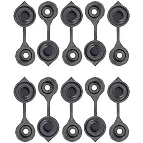 2 New Gas Can Vent Caps - Rear Vent Screw Caps for Replacement Gas Can - Vent Cap Fits Most Gott Rubbermaid Essence Briggs & Stratton and Some Kolpin Rotopax Fuel Diesel Kerosene Jugs