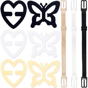 REDANHA 9 قطع مشابك حزام حمالة صدر مضادة للانزلاق قابلة للتعديل للظهر، حامل حزام حمالة الصدر مشبك موصل حمالة الصدر للتحكم في الانقسام ومعززات راحة الكتف، ملحقات حمالة صدر غير قابلة للانزلاق للنساء والفتيات in Kuwait