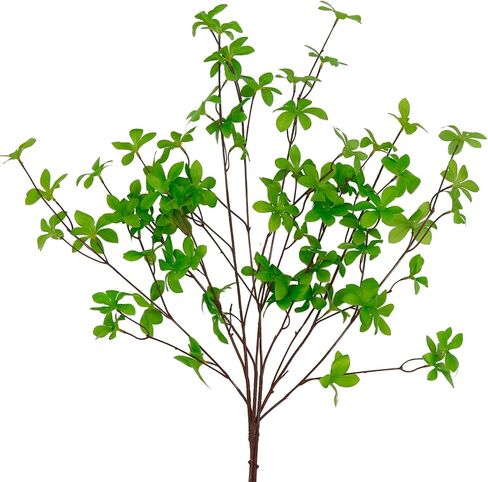الفايكنج باندا الخضرة الاصطناعية من الحرير الصناعي ينبع فروع الأغصان لحفل الزفاف المركزية مزهرية غرفة المعيشة ديكور المنزل النباتات وهمية 31 بوصة 3 قطع (البلاستيك) in Kuwait