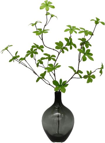 الفايكنج باندا الخضرة الاصطناعية من الحرير الصناعي ينبع فروع الأغصان لحفل الزفاف المركزية مزهرية غرفة المعيشة ديكور المنزل النباتات وهمية 31 بوصة 3 قطع (البلاستيك) in Kuwait