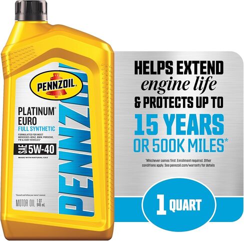 Pennzoil Euro L Full Synthetic 5W-30 Diesel Engine Oil, 1 Quart in Kuwait