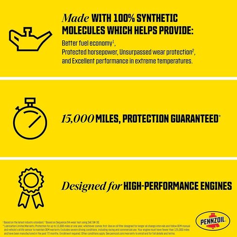 Pennzoil Euro L Full Synthetic 5W-30 Diesel Engine Oil, 1 Quart in Kuwait