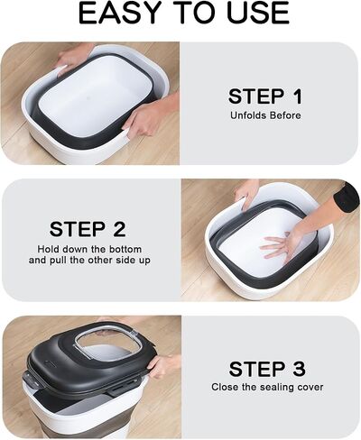 HOYTAMDAR 13 Lbs Dog Food Container，Collapsible Dog Food Storage with Airtight Lid ，Silicone Pet Bowl and Dog Food Scoop，Cat Food Storage container Dry Food for Pets, Rice,Cereal in Saudi Arabia