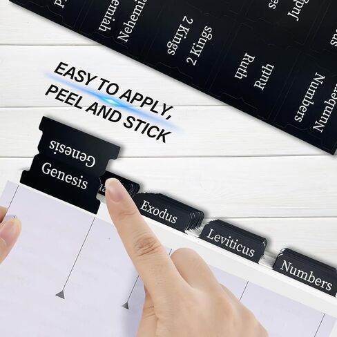 علامات تبويب الكتاب المقدس العهد القديم والجديد، علامات تبويب الكتاب المقدس للنساء/الرجال/الأطفال، 100 قطعة من كتب الكتاب المقدس/علامات تبويب الفهرس لدراسة الكتاب المقدس، علامات تبويب فصل الكتاب المقدس لتدوين الكتاب المقدس، سهلة القراءة، 66 كتابًا، 8 مرجع in Kuwait