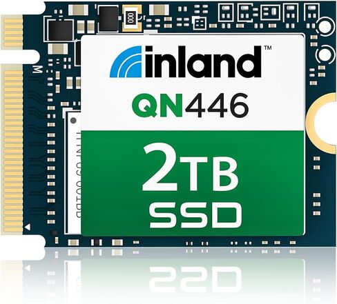 INLAND M.2 2242 1TB SSD NVMe PCIe Gen 3x4 محرك أقراص الحالة الصلبة الداخلي ثلاثي الأبعاد NAND TLC سرعة قراءة/كتابة تصل إلى 2,400/2,100 ميجابايت/ثانية in Saudi Arabia