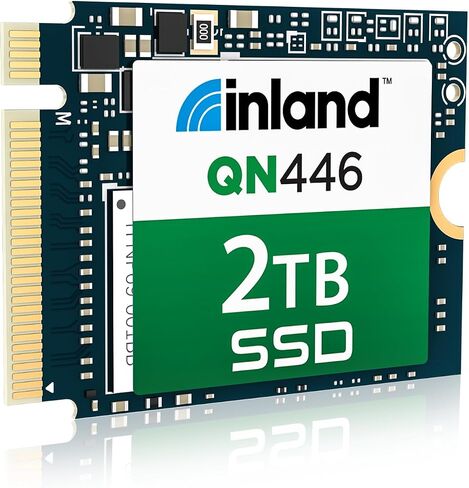 INLAND M.2 2242 1TB SSD NVMe PCIe Gen 3x4 محرك أقراص الحالة الصلبة الداخلي ثلاثي الأبعاد NAND TLC سرعة قراءة/كتابة تصل إلى 2,400/2,100 ميجابايت/ثانية in Saudi Arabia