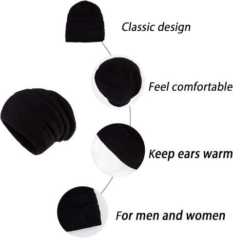 LANGZHEN قبعة صغيرة مترهلة للرجال - قبعة شتوية دافئة مبطنة للرجال قبعة دافئة سميكة ناعمة للرجال in Kuwait
