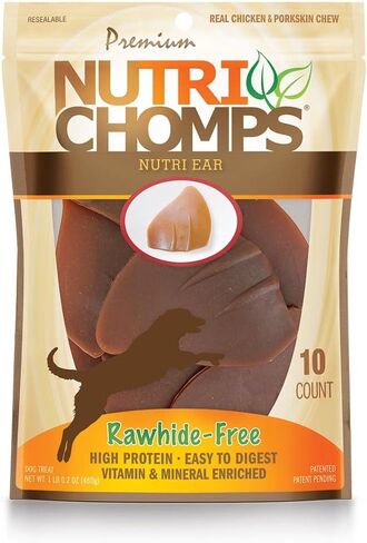 Nutri Chomps Chicken Flavor Ear, 1 Pack (NT083V) in Saudi Arabia
