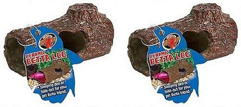 Zoo Med Laboratories AZMFA50 Sinking Ceramic Betta Log 4.25 inche in Saudi Arabia