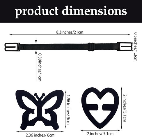 REDANHA 9 قطع مشابك حزام حمالة صدر مضادة للانزلاق قابلة للتعديل للظهر، حامل حزام حمالة الصدر مشبك موصل حمالة الصدر للتحكم في الانقسام ومعززات راحة الكتف، ملحقات حمالة صدر غير قابلة للانزلاق للنساء والفتيات in Kuwait