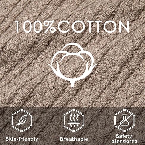 بوبويو سترة للاولاد من الجنسين محبوكة على شكل كيبل من القطن بنسبة 100%، سترة موحدة للاطفال الصغار والكبار من الاولاد والبنات والاطفال in Kuwait